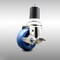 Service Caster 3 Inch 316SS Solid Polyurethane Swivel 1-3/4 Inch Expanding Stem Caster Brake SCC-SS316EX20S314-SPUS-TLB-134 - alternate 2
